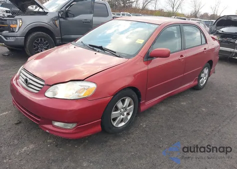2004 Toyota Corolla S from USA, damaged, VIN 2T1BR32E44C287511